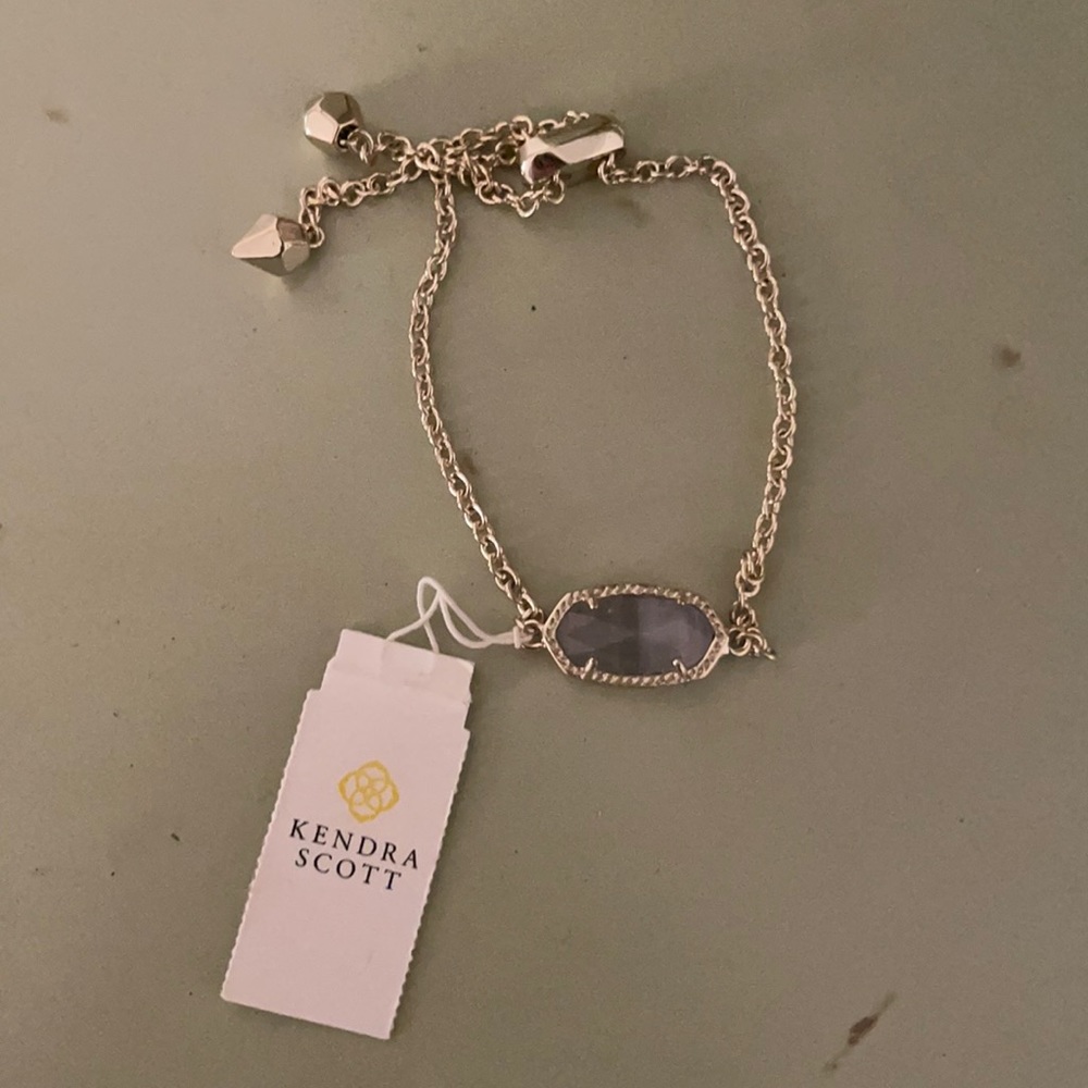 BRAND NEW Kendra Scott gray stone bracelet